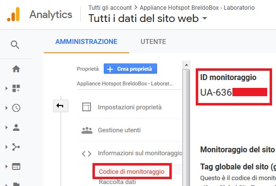 Step-3 Attivare Google Analytics