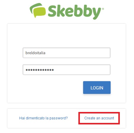 Step-1 Attivare Skebby SMS